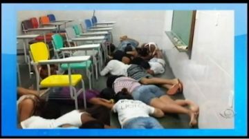 Como seria estudar durante um tiroteio?