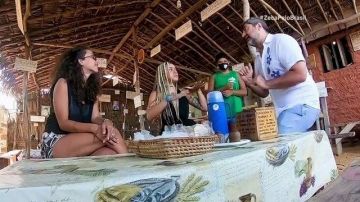 Casa da Tapioca, em Barra de Tabatinga, uma das melhores do Nordeste