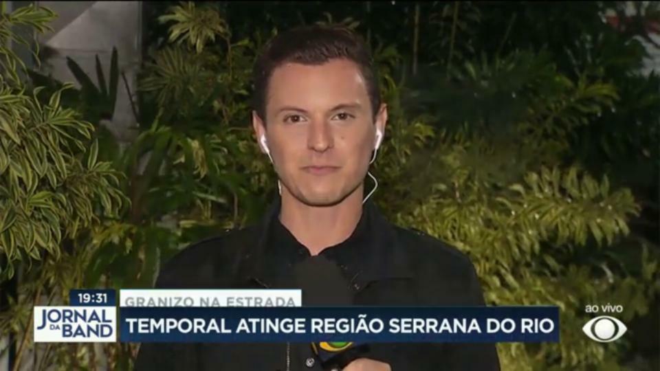 Temporal com granizo atinge região serrana do Rio