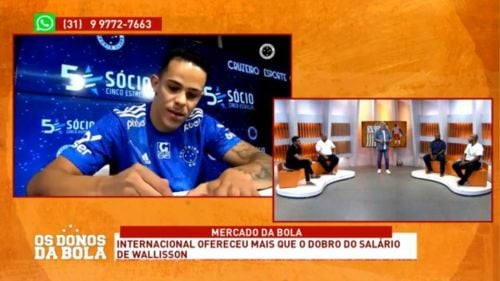 Wallisson recebe proposta quase 3 vezes maior e pode deixar o Cruzeiro