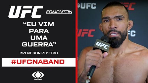 UFC Edmonton: "Eu sabia que meu braço seria erguido no final", diz Brendson