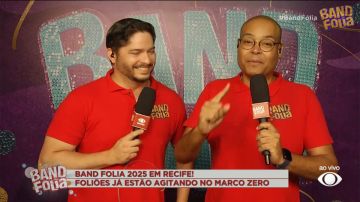 Artur Tigre e Moab Augusto falam ao vivo do Marco Zero | Band Folia 2025