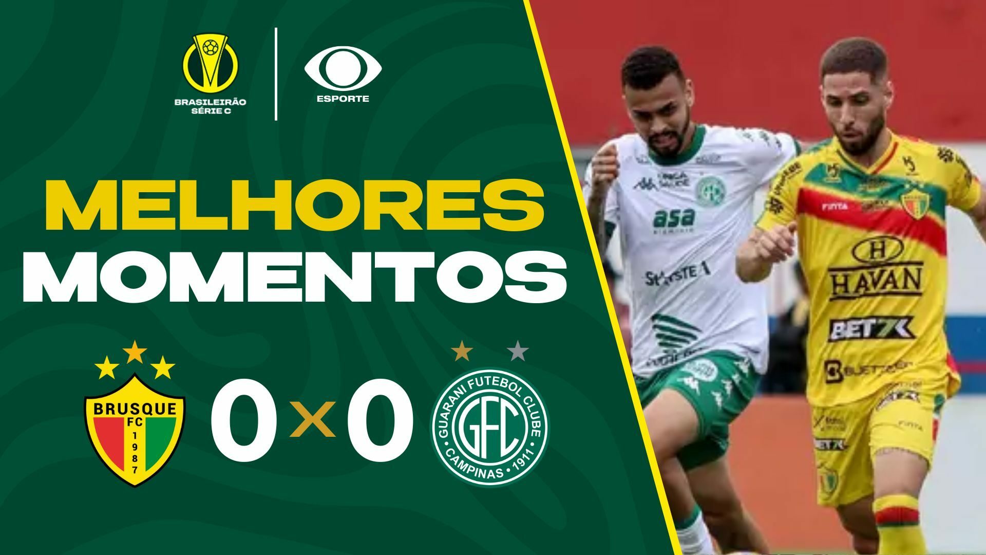 BRUSQUE 1 X 0 GUARANI - MELHORES MOMENTOS | BRASILEIRÃO SÉRIE C 2025
