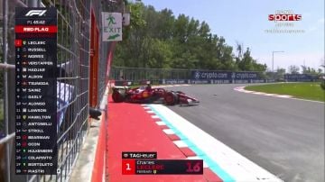 Leclerc bate e causa bandeira vermelha no treino livre do GP do Canadá