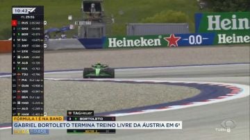 Bortoleto é 6º colocado no primeiro treino do GP da Áustria; Russell lidera