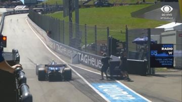 Sainz tem problemas no grid, e carro tem princípio de incêndio