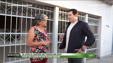 Dona Teresa ganha R$10.000 reais pelo Cartão de Todos