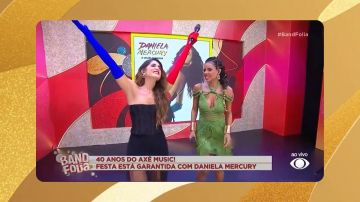 Cantar com Daniela Mercury marcou o Carnaval de Pâmela Lucciola