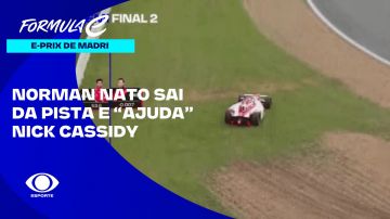 FE: Nato sai da pista e "ajuda" Nick Cassidy na qualy do E-Prix de Madrid