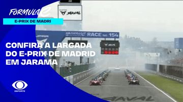 Fórmula E: Confira a largada do E-Prix de Madrid
