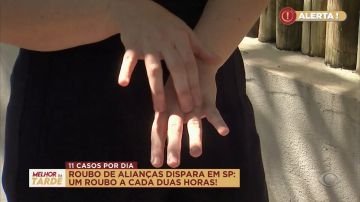 Roubo de aliança dispara em SP: um roubo a cada duas horas