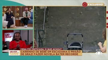 Carrinho de bebê em escadaria e prisão de Grazi fazem novela bater recorde