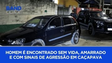 Homem é encontrado sem vida, amarrado e com sinais de agressão em Caçapava | BAND CIDADE 1ª EDIÇÃO