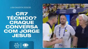 Cristiano Ronaldo dá instruções a Jorge Jesus e Mané em decisão do Al Nassr