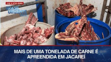 Mais de uma tonelada de carne é apreendida em operação em Jacareí | BRASIL URGENTE VALE