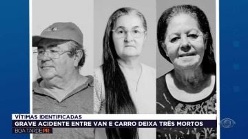 Identificadas as vítimas de acidente que deixou três mortos na PR-323