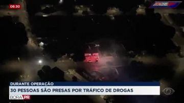 Polícia realiza operações contra o tráfico de drogas no Interior do PR