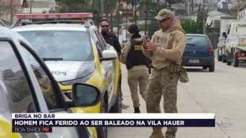 Briga em um bar no bairro Hauer termina com homem baleado
