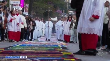 Veja como foi o dia de Corpus Christi em Curitiba