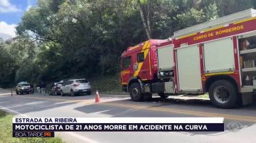 Estrada da Ribeira: Motociclista de 21 anos morre em acidente
