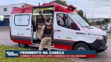 Homem é socorrido após possível assalto na Vila Barigui, na CIC