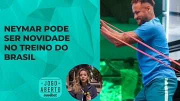 Neymar pode ser novidade no treino da Seleção Brasileira