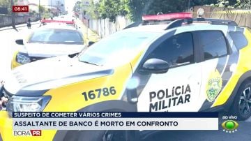 Suspeito de roubo morre em confronto com a PM em Campo Largo