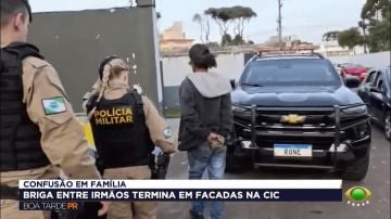 Homem é preso após esfaquear o próprio irmão na CIC, em Curitiba