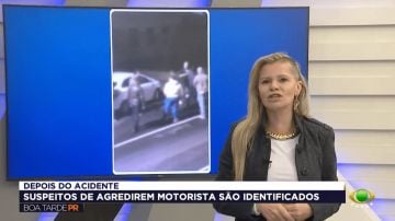 Flagrante: Jovens espancam duas pessoas após acidente em Ponta Grossa