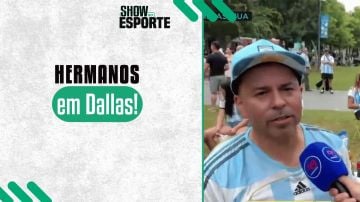Bruno Miliozi com os hermanos em Dallas