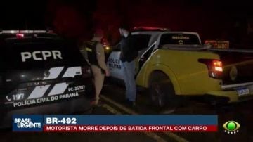 Acidente entre carro e moto mata motociclista na PR-492, em Rondon