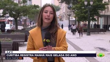 Veja como foi o dia mais gelado do ano em Curitiba e no PR