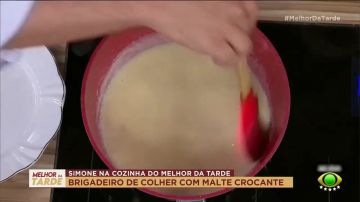 Simone Mendes ensina receita de brigadeiro de colher com malte crocante