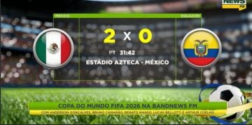 GOL MEXICANO • Raúl Jiménez amplia a vantagem sobre o Equador