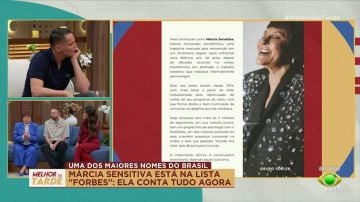 Márcia Sensitiva está na lista da "Forbes Over 50 2026" | Melhor da Tarde
