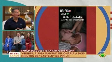 Virginia aluga mansão milionária e preocupa ao ficar doente