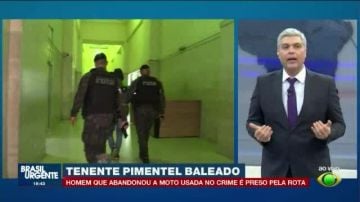 Tenente baleado: homem que abandonou a moto do crime é preso