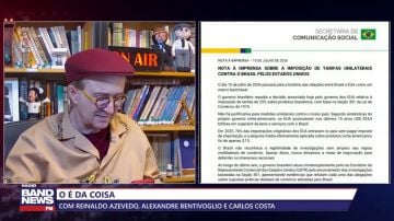 Reinaldo Azevedo – Governo critica tarifas dos EUA e culpa Bolsonaros