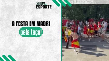 Espanhóis se concentram em Madri para a final da Copa