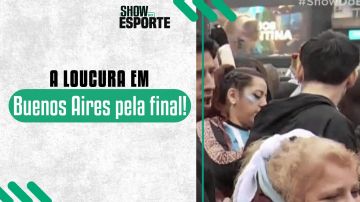 Argentinos se concentram em Buenos Aires para a final da Copa