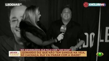 Leonardo comemora 63 anos com bom humor e pedido inusitado